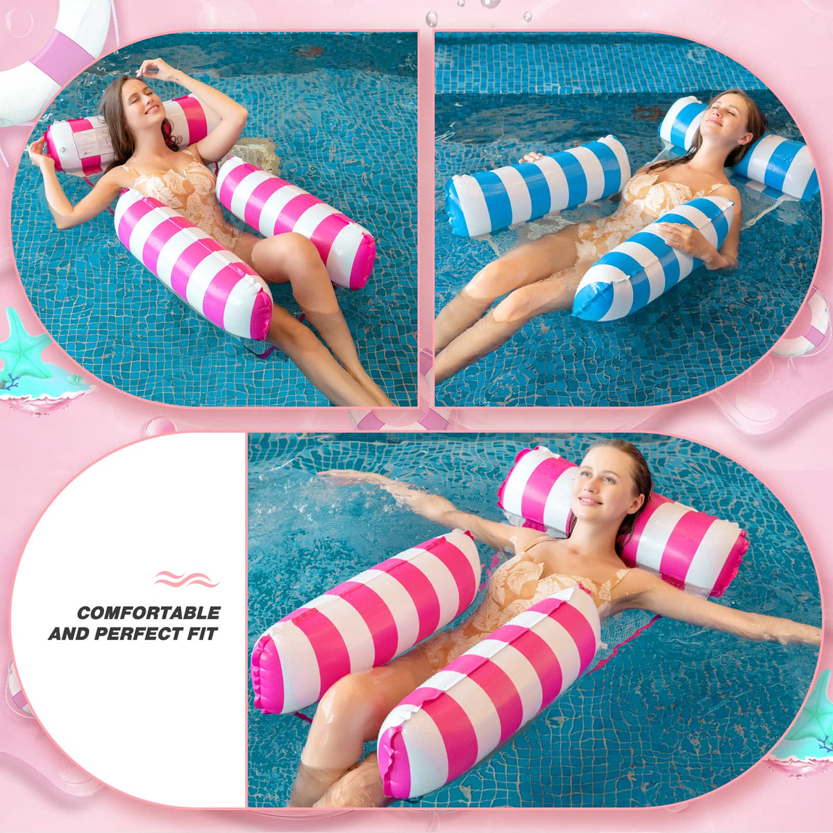 Inflatable Pool Float Hammock F72840