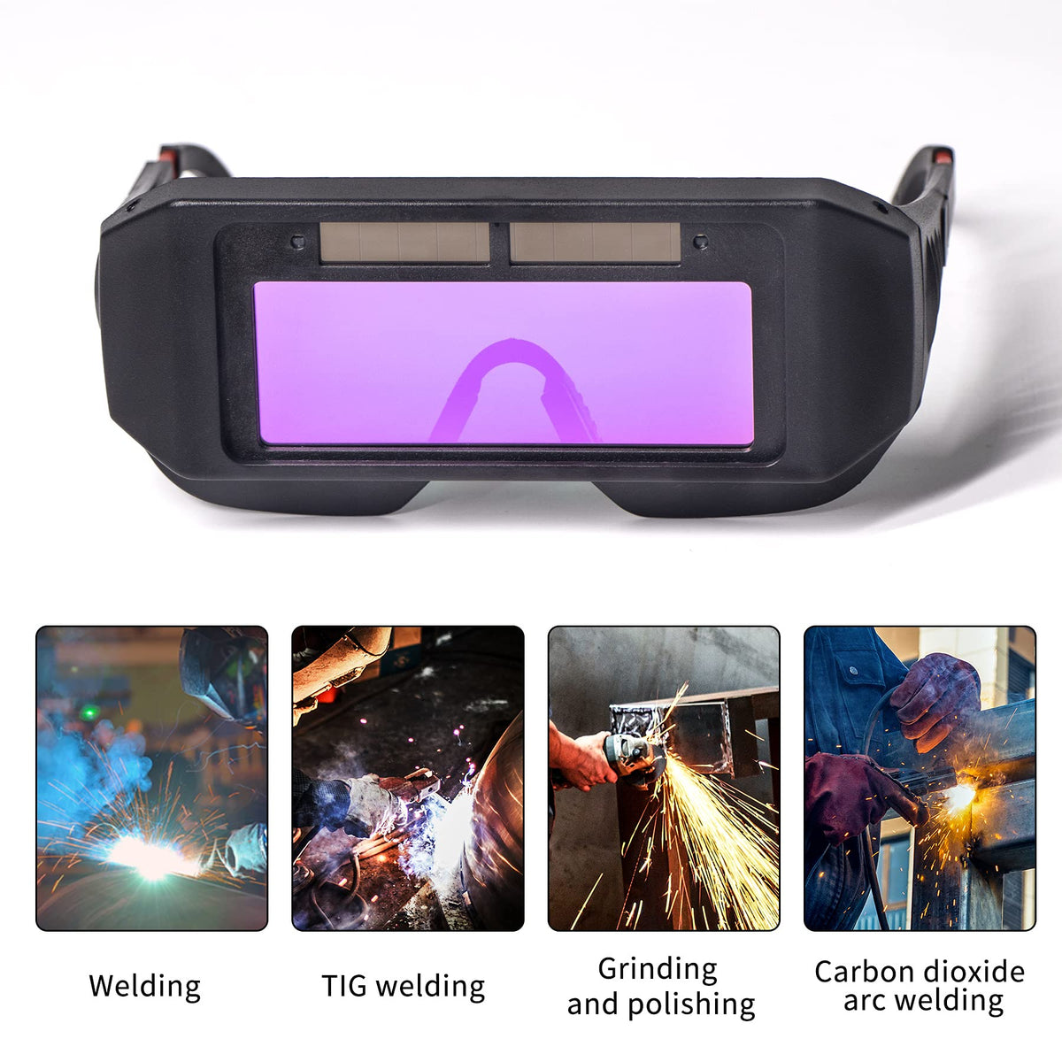 Auto-Darkening LCD Welding Glasses D2563