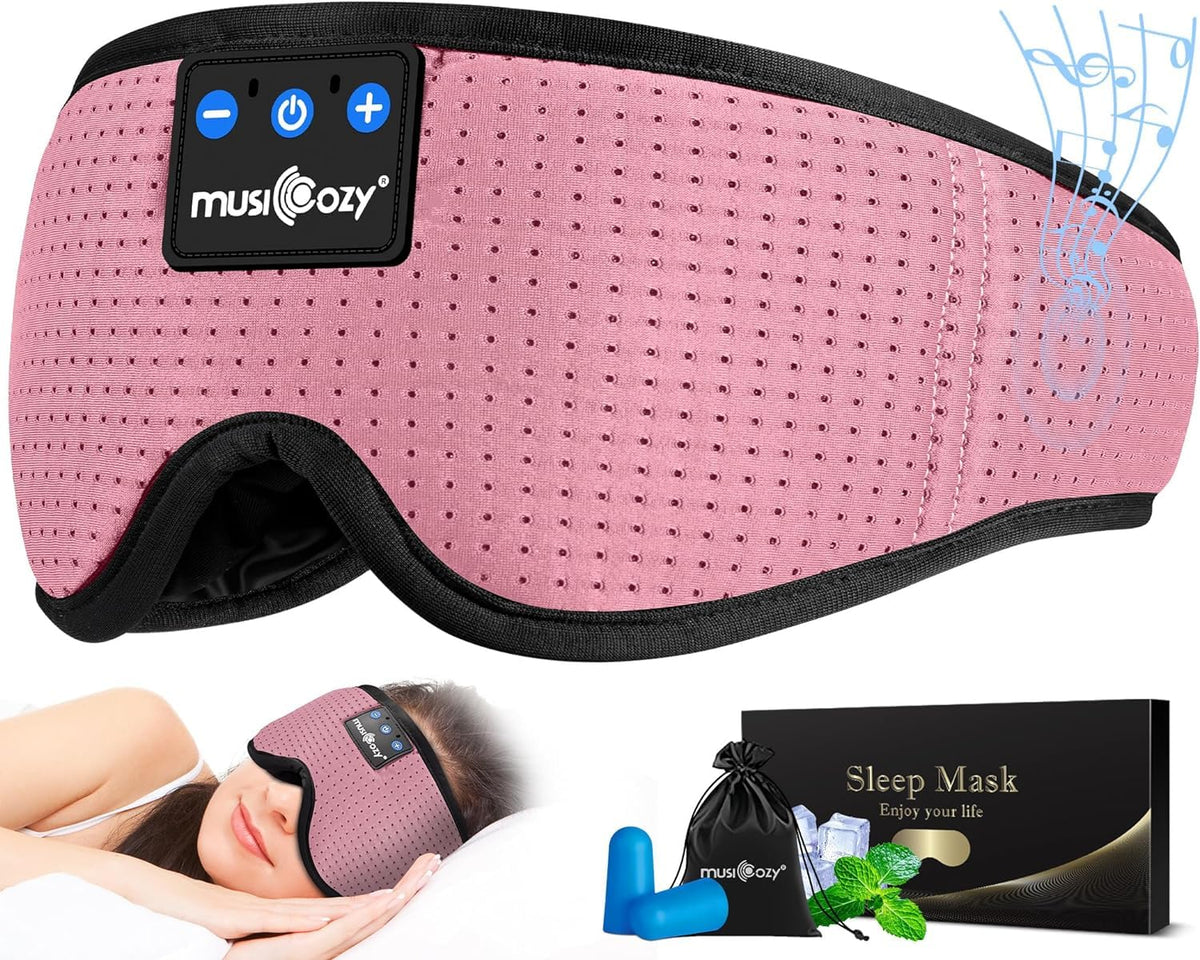 Bluetooth Sleep Headphones Eye Mask Headband H572596