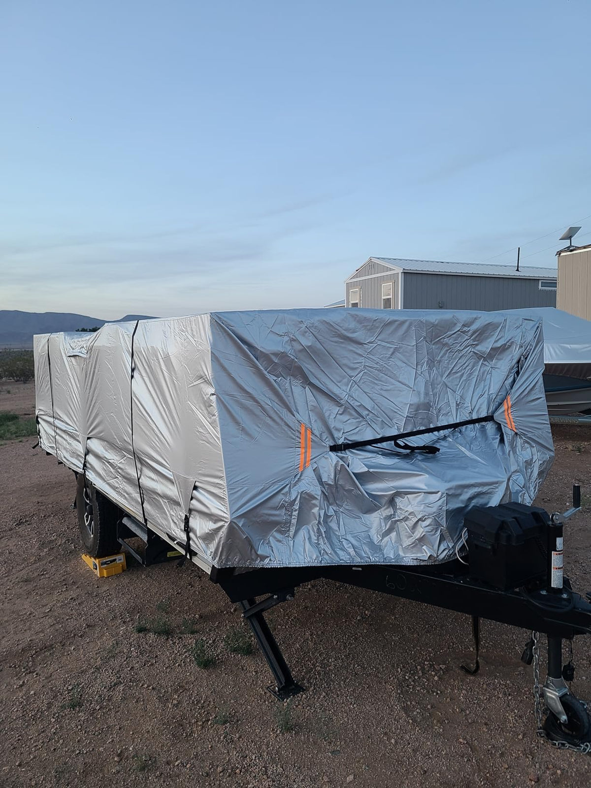 14'-16' Waterproof Oxford Fabric Camper Cover Y2679