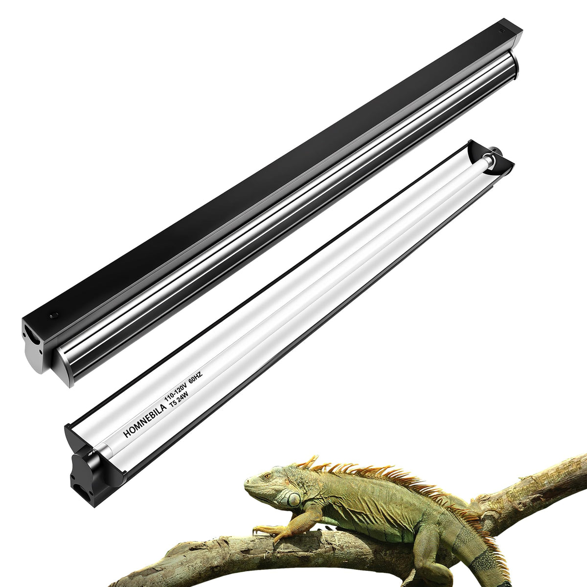 24W 22" UVB Reptile Light Fixture J844