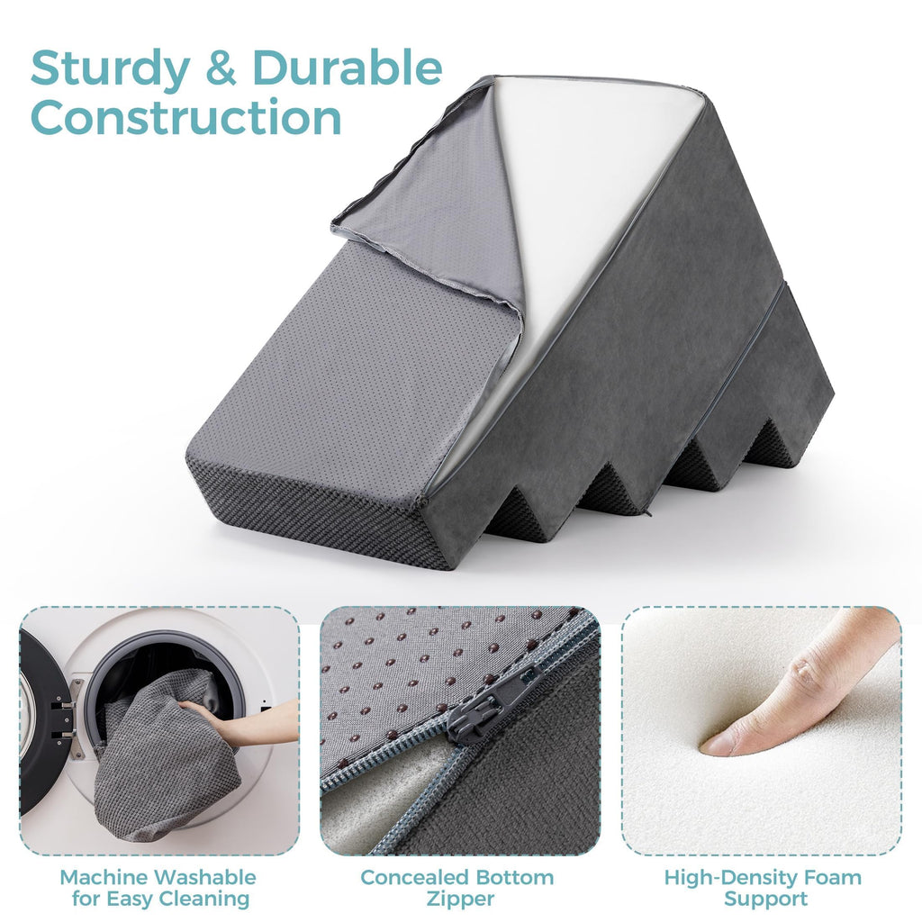 Detachable Non-Slip Grey Dog Stairs C355