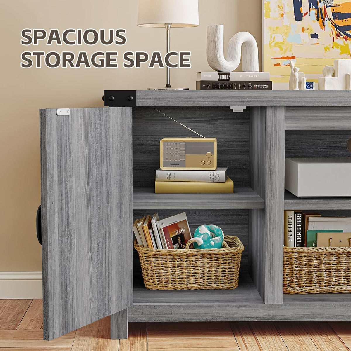 Modern Farmhouse TV Stand for 65" TV Q640017
