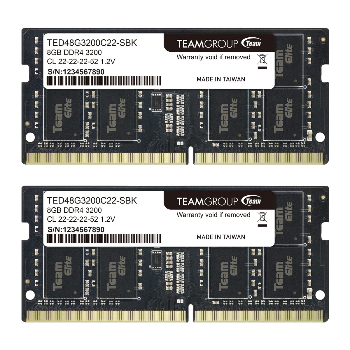 DDR4 16GB Kit 3200MHz SODIMM Laptop Memory D583610