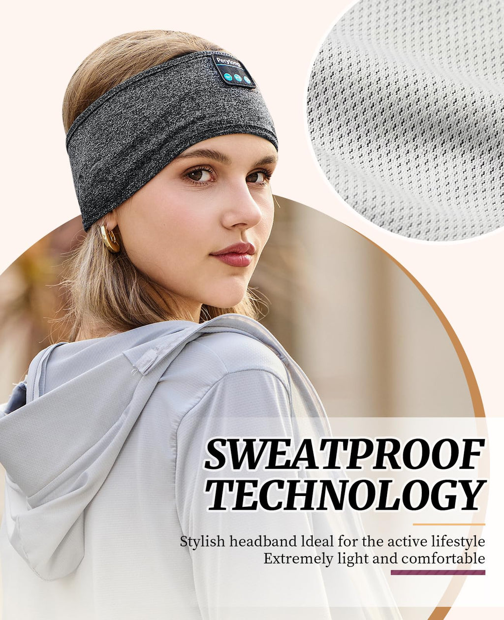 2-Pack Bluetooth Sleep Mask with Headphones J60125