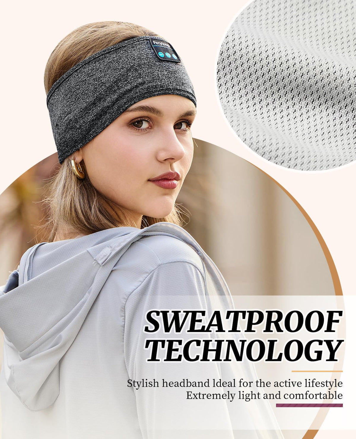 2-Pack Bluetooth Sleep Mask with Headphones J60125