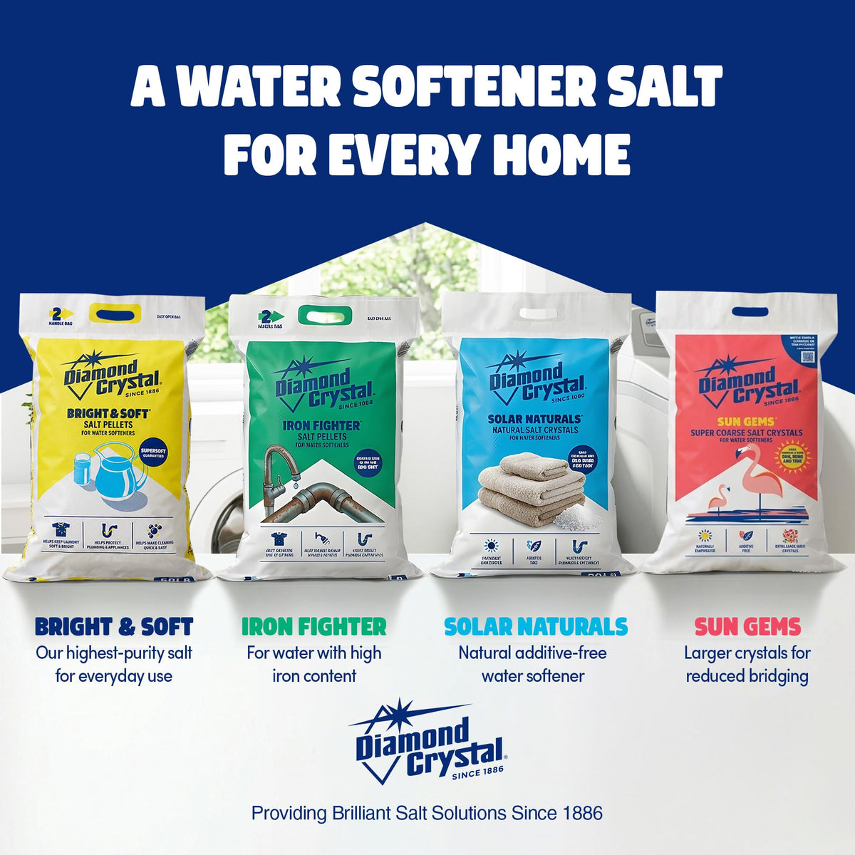 6 Pack Water Softener Salt Pellets, 40 Pounds I433
