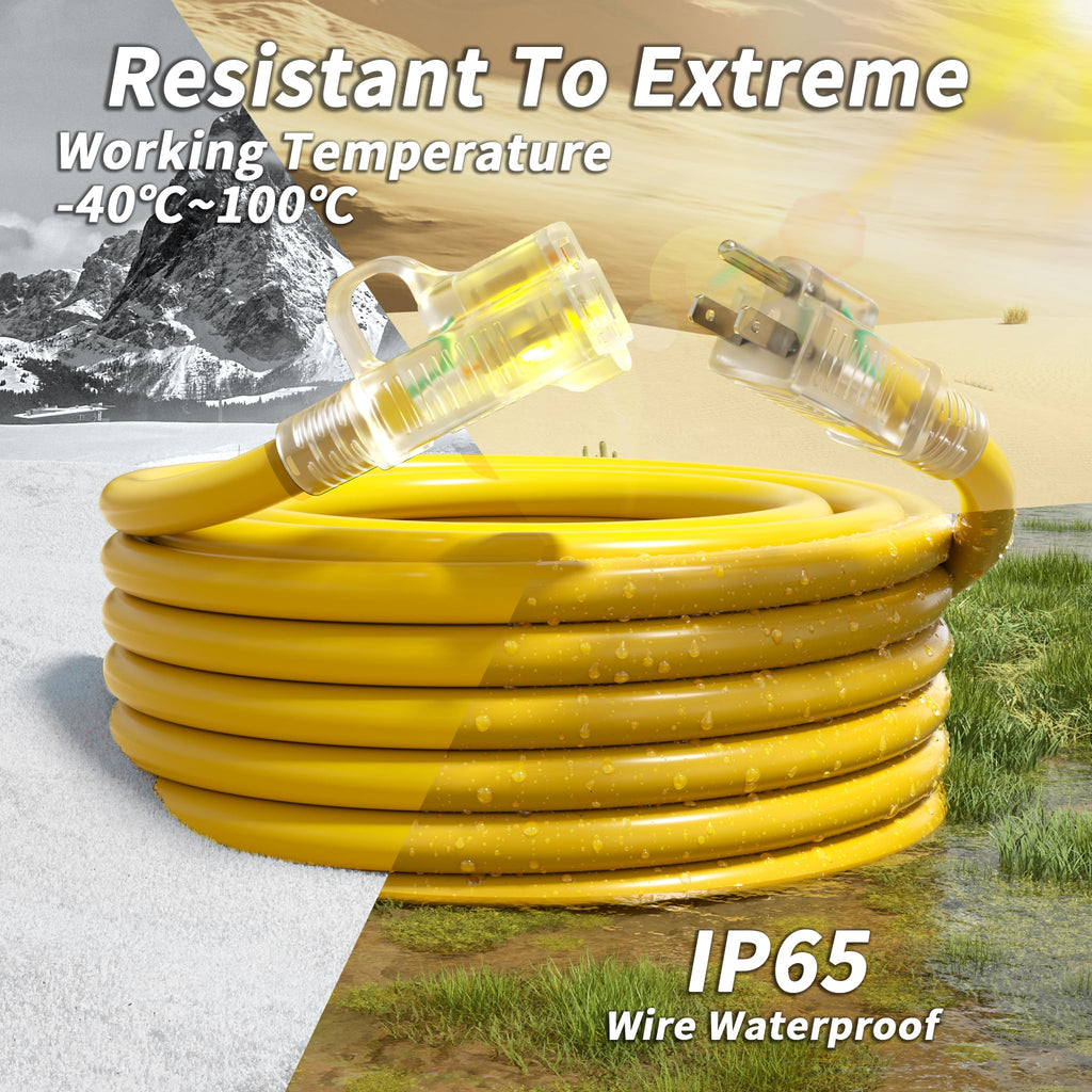 14/3 AWG 100 FT Heavy Duty Extension Cord P80180