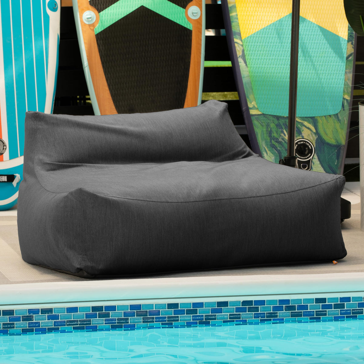 Charcoal Sunbrella Outdoor Sofa R71463