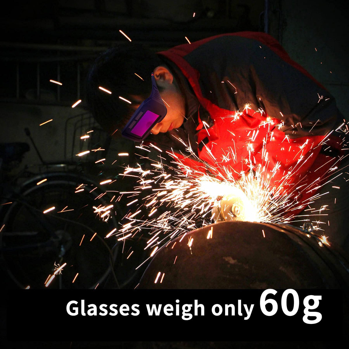 Auto-Darkening LCD Welding Glasses D2563